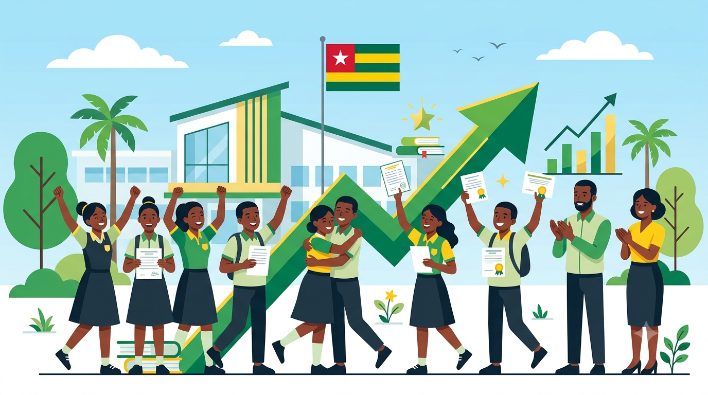 L’école togolaise a temporairement fermé ses portes, le temps des vacances scolaire. Ces vacances font un écho favorable à une année scolaire soldée par une nette amélioration des résultats aux différents examens. Ces résultats traduisent une amélioration significative des performances des candidats par rapport à l'année 2025. Du Certificat d'études du premier degré (CEPD) au Baccalauréat deuxième partie (BAC II), tous les examens enregistrent une hausse de leur taux de réussite, témoignant d'une dynamique positive dans le système éducatif national. L’année scolaire 2025-2026 s’est clôturée ce 10 juillet, faisant entrer dans l’histoire, une nouvelle année marquée par de meilleurs scores que la précédente. En plus du calme et de la tranquillité qui a marqué le monde éducatif tout au long de l’année scolaire, les résultats de cette année sont la preuve palpable de l’effet des petits changements engagés au quotidien par le ministre de l’Education nationale, et qui, mis ensemble produisent des résultats non discutables.